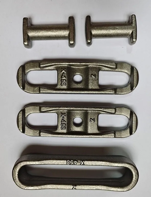 4 Inch X458 Conveyor Chain Drop Forged Rivetless Alloy Steel