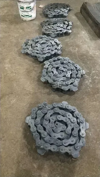 Central Scraper Chain Of Tunneling Machine Underground Coal Mining