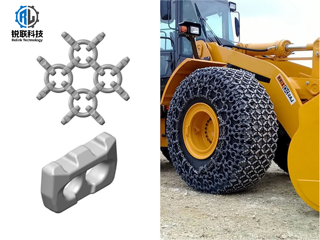 X16 Marble and Limestone Quarry Tyre Protection Chains